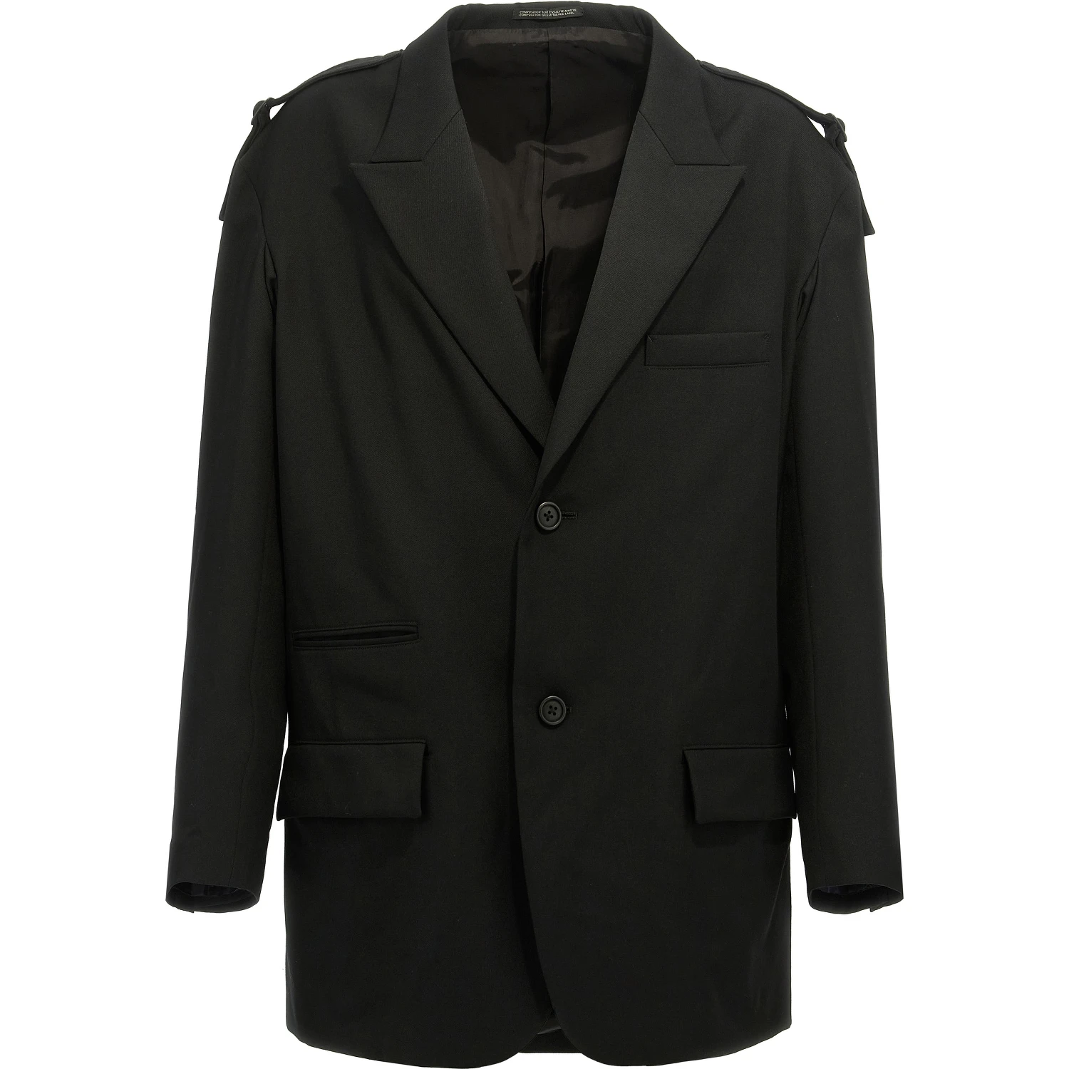 Black Wool Blazer