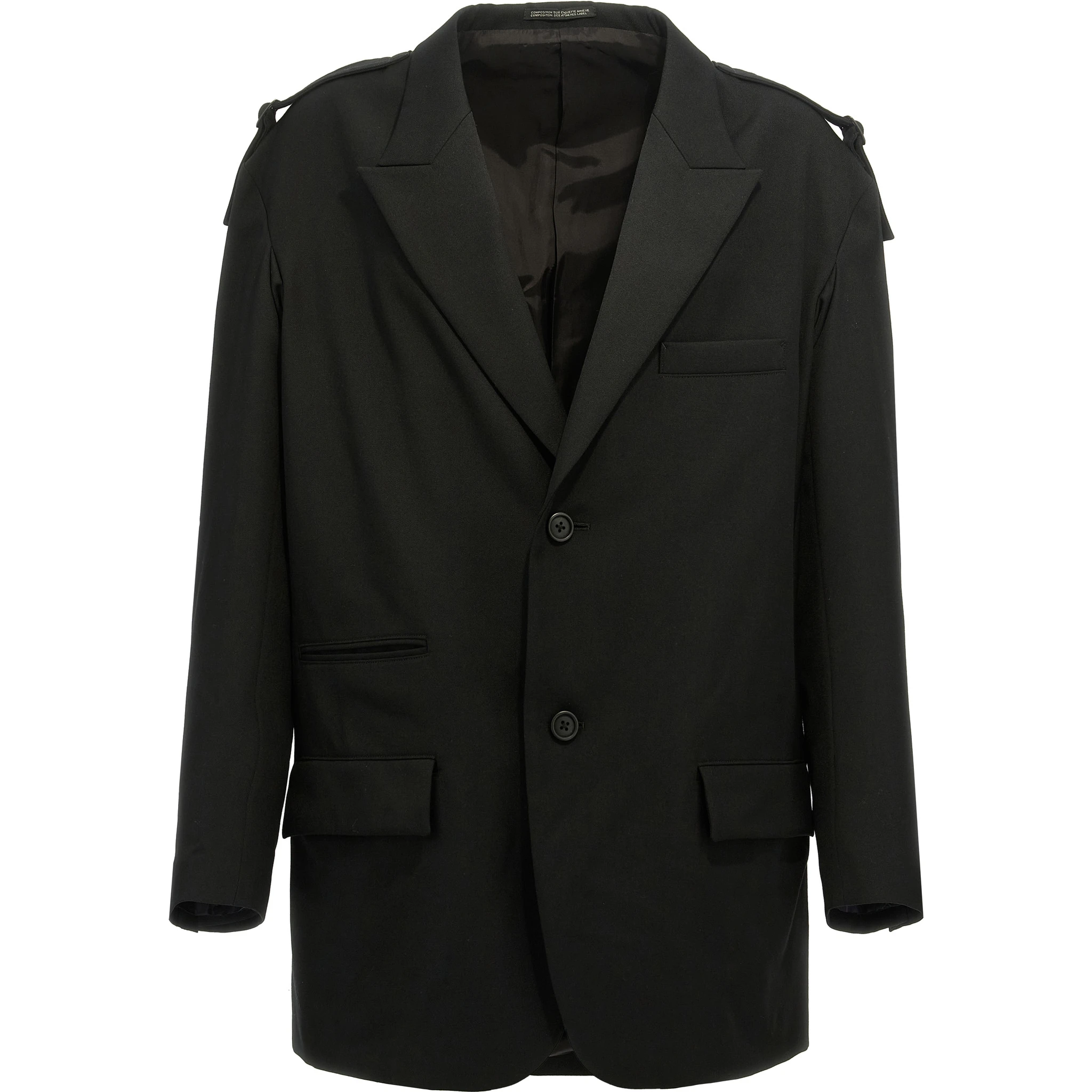 Black Wool Blazer