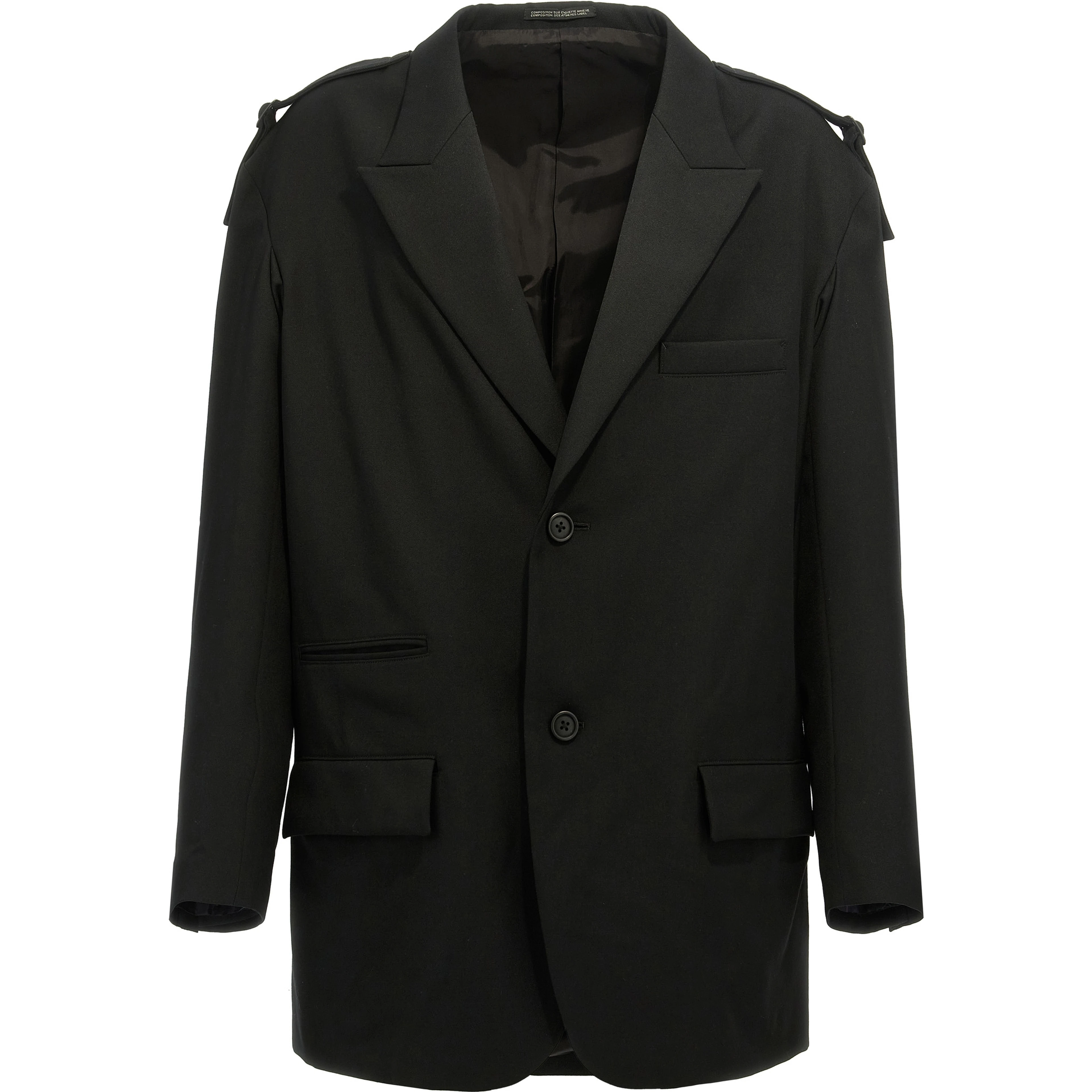Black Wool Blazer