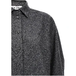 Gray Wool Blouse