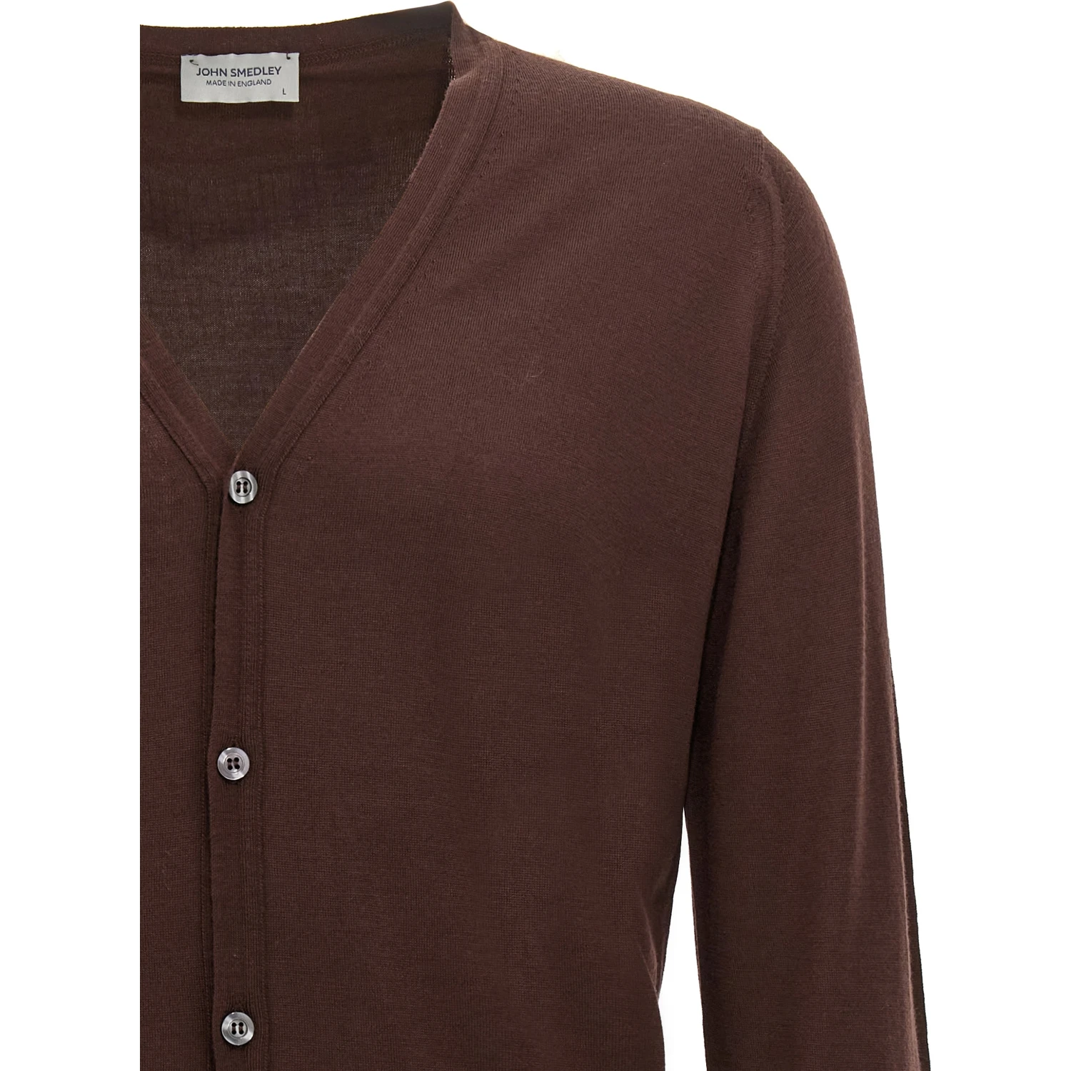 Brown Wool Cardigan