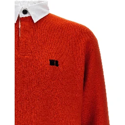 Multicolor Wool Polo Shirt