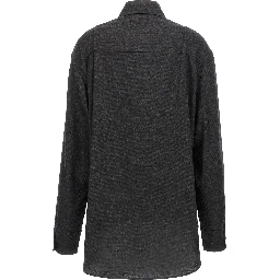 Gray Wool Blouse