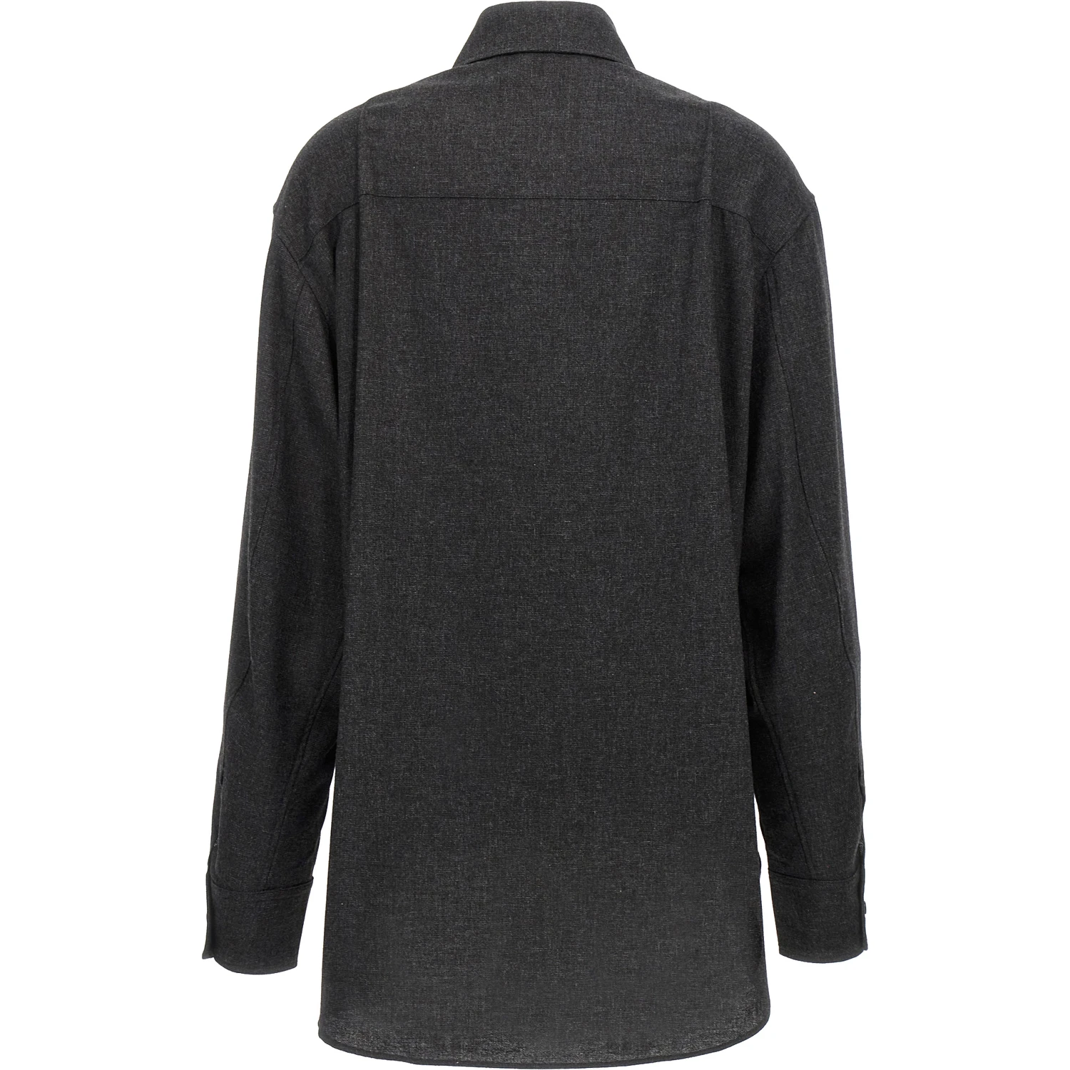 Gray Wool Blouse