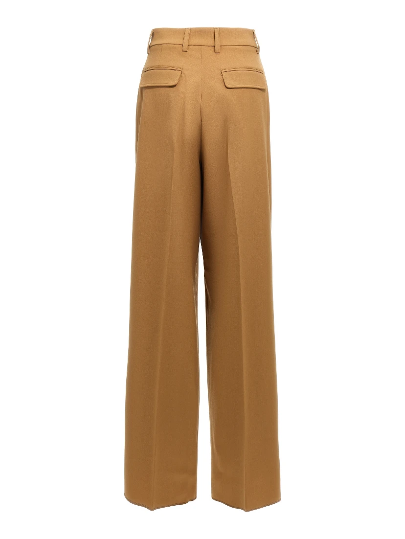 Brown Polyester Pants