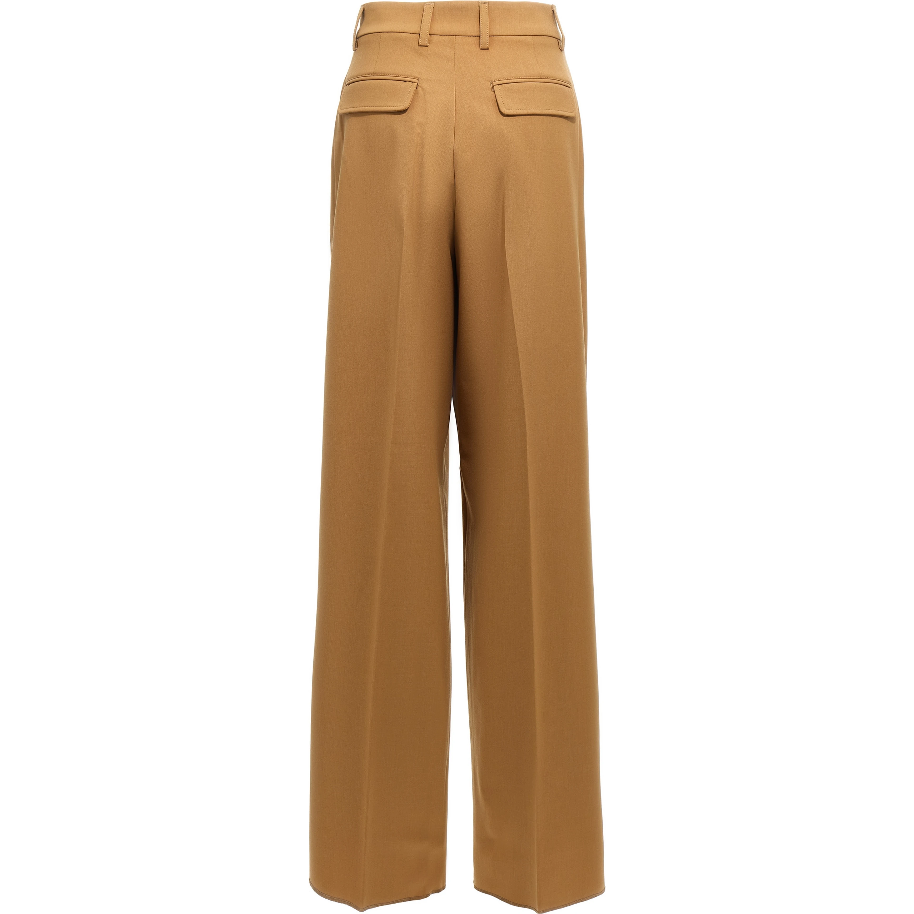 Brown Polyester Pants