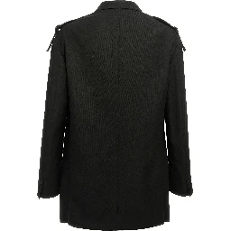 Black Wool Blazer