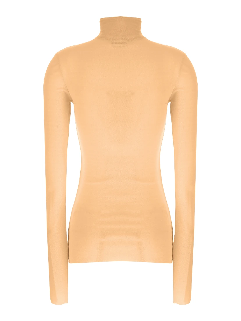 Multicolor Silk Turtleneck