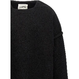 Black Wool Cardigan