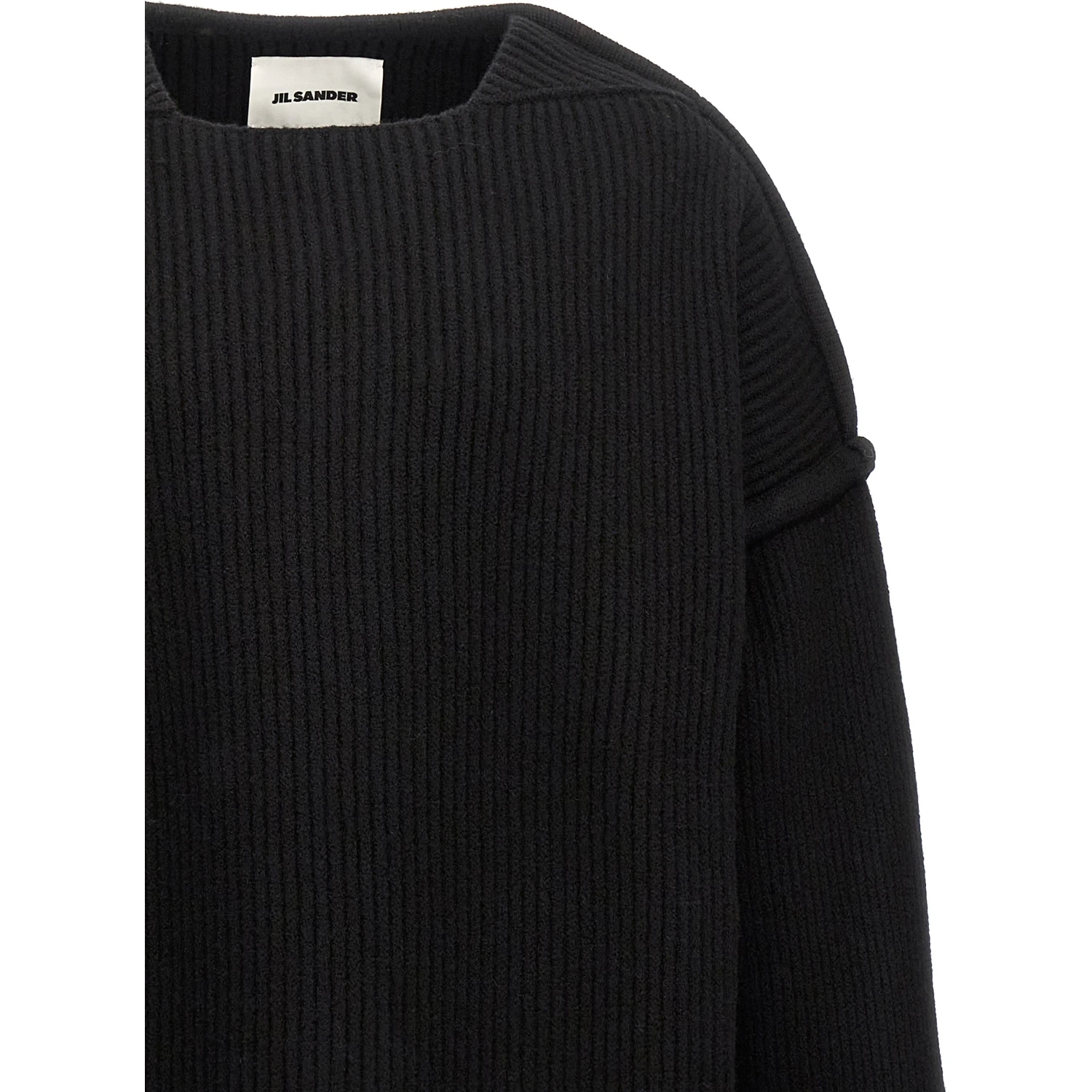 Black Wool Cardigan