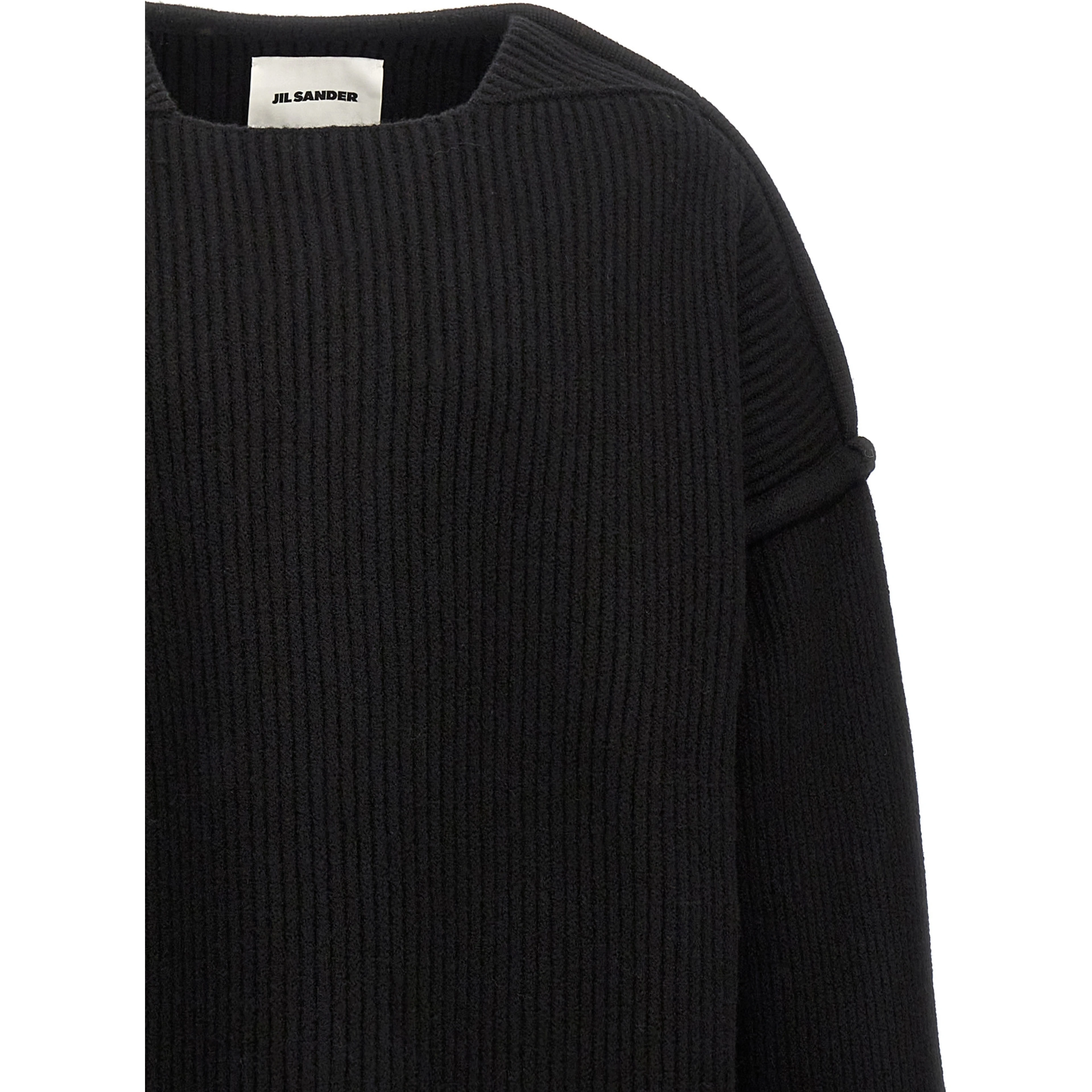 Black Wool Cardigan