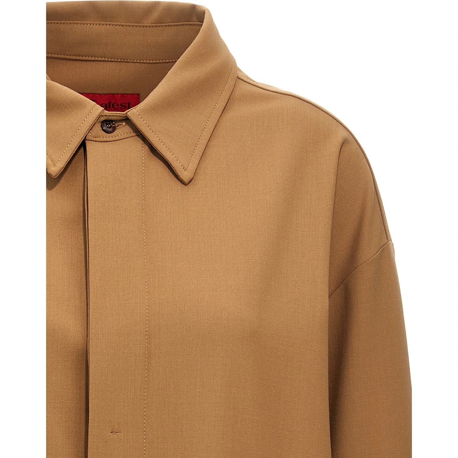 Brown Polyester Blouse