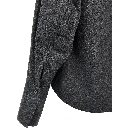 Gray Wool Blouse