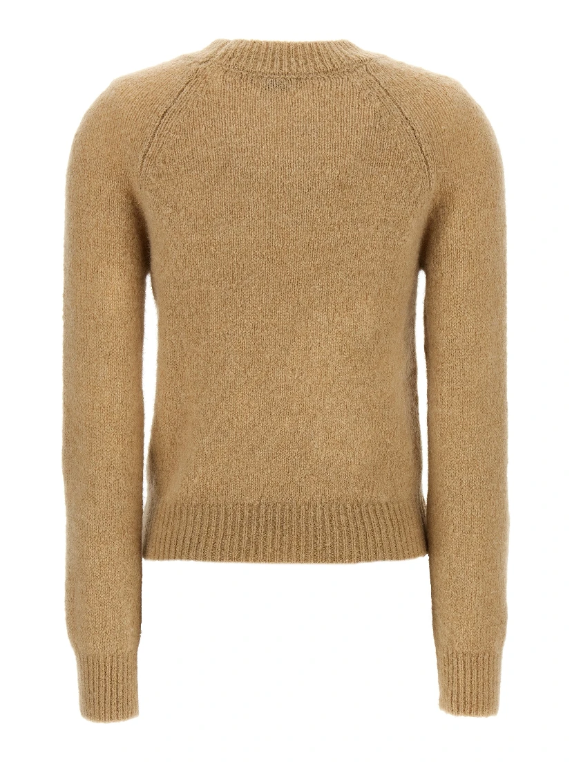 Beige Wool Cardigan