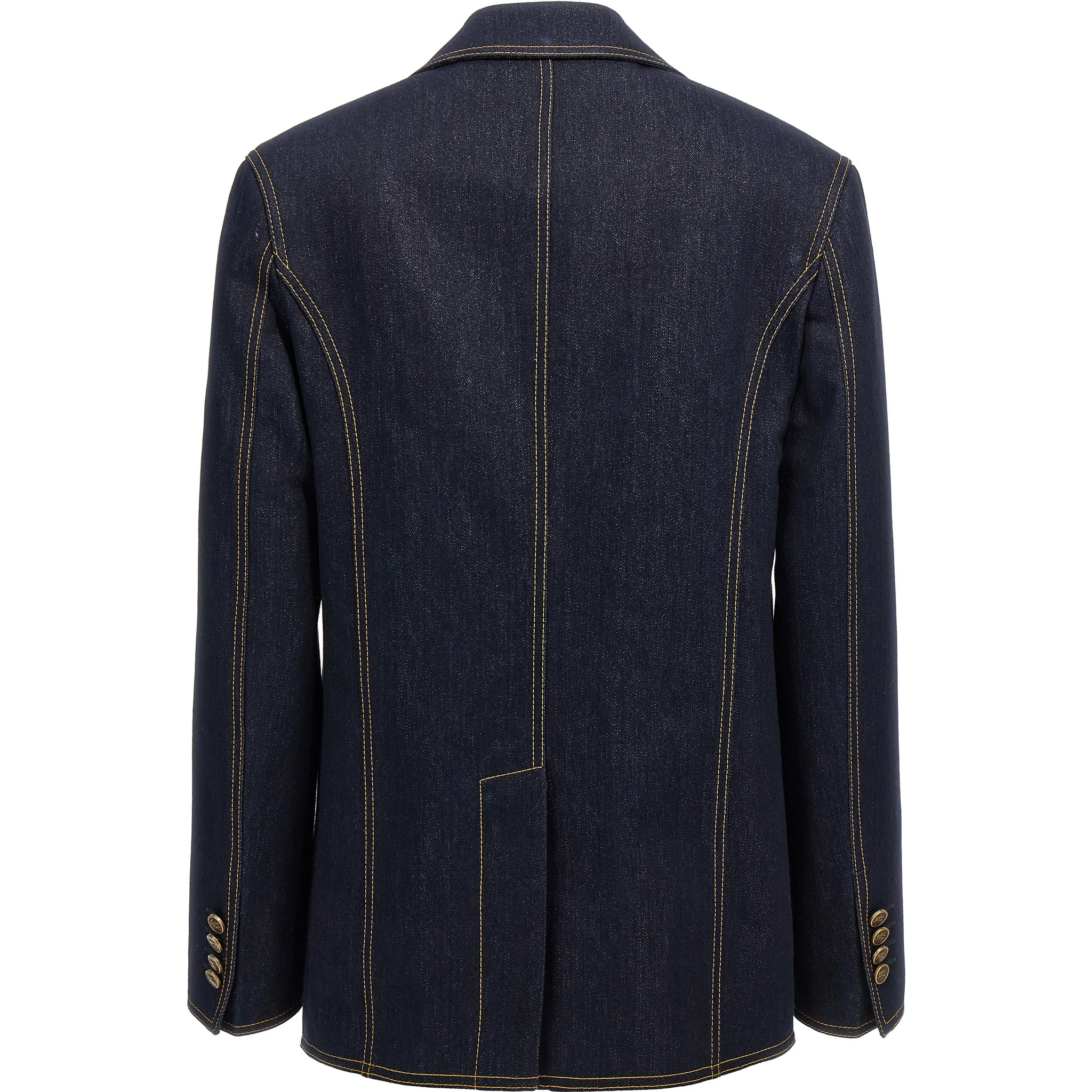 Blue Cotton Blazer