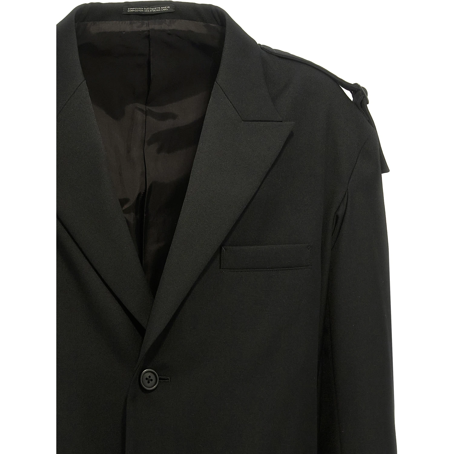 Black Wool Blazer