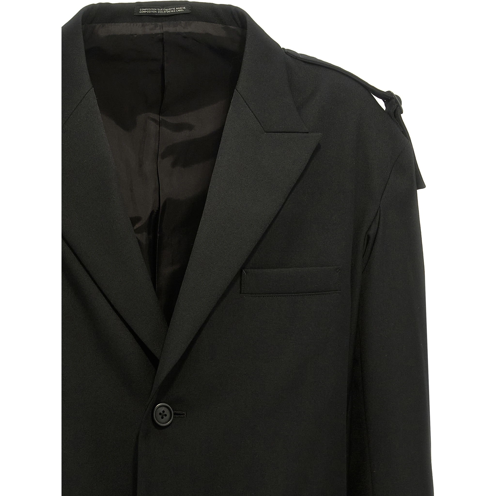 Black Wool Blazer