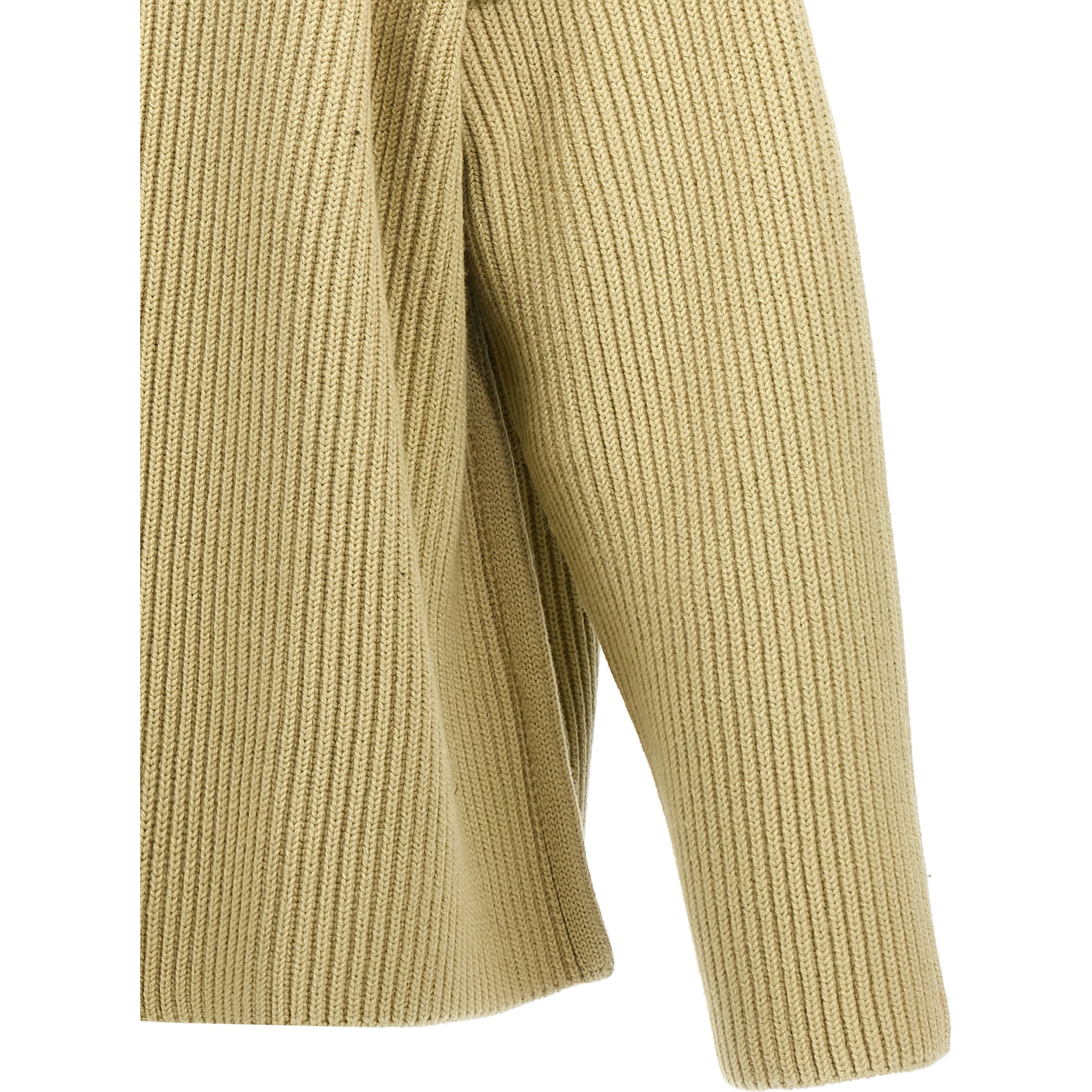 Bicolor Wool Cardigan