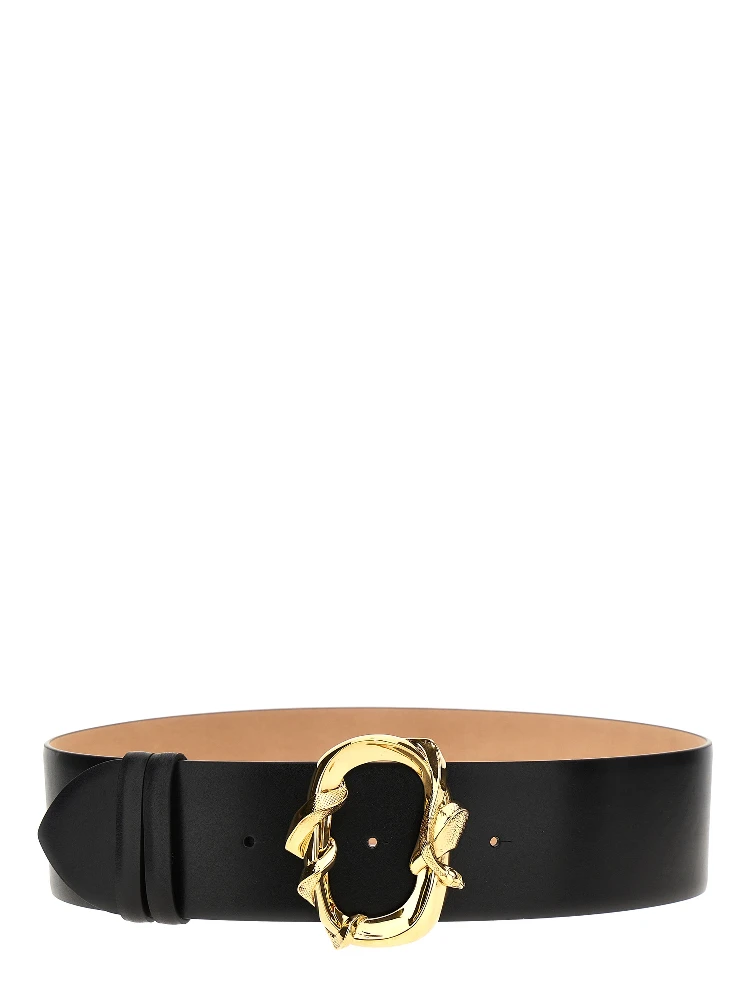 Black Cowhide Regular Belt