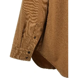 Brown Polyester Blouse