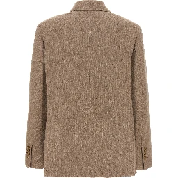 Beige Viscose Blazer