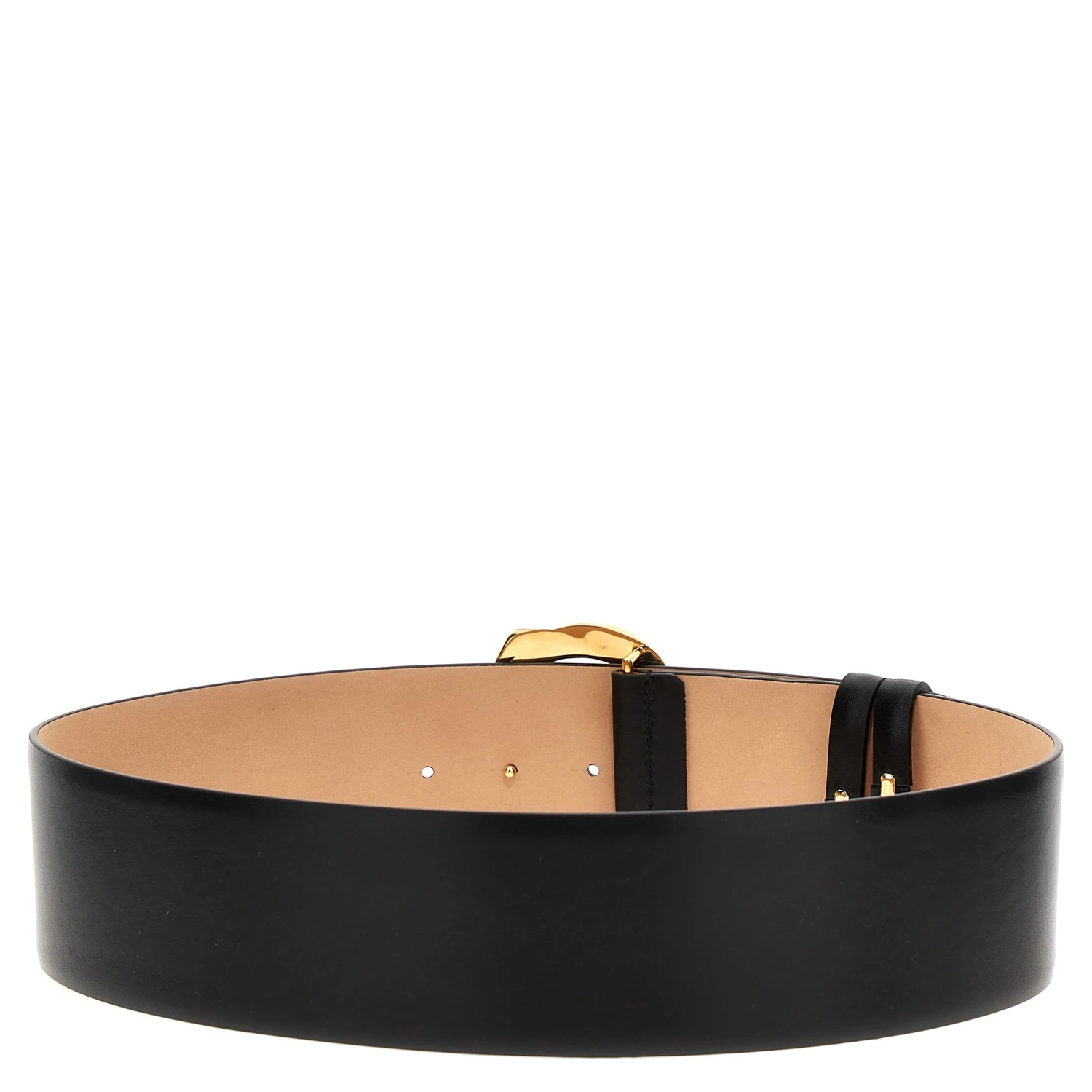 Black Cowhide Regular Belt