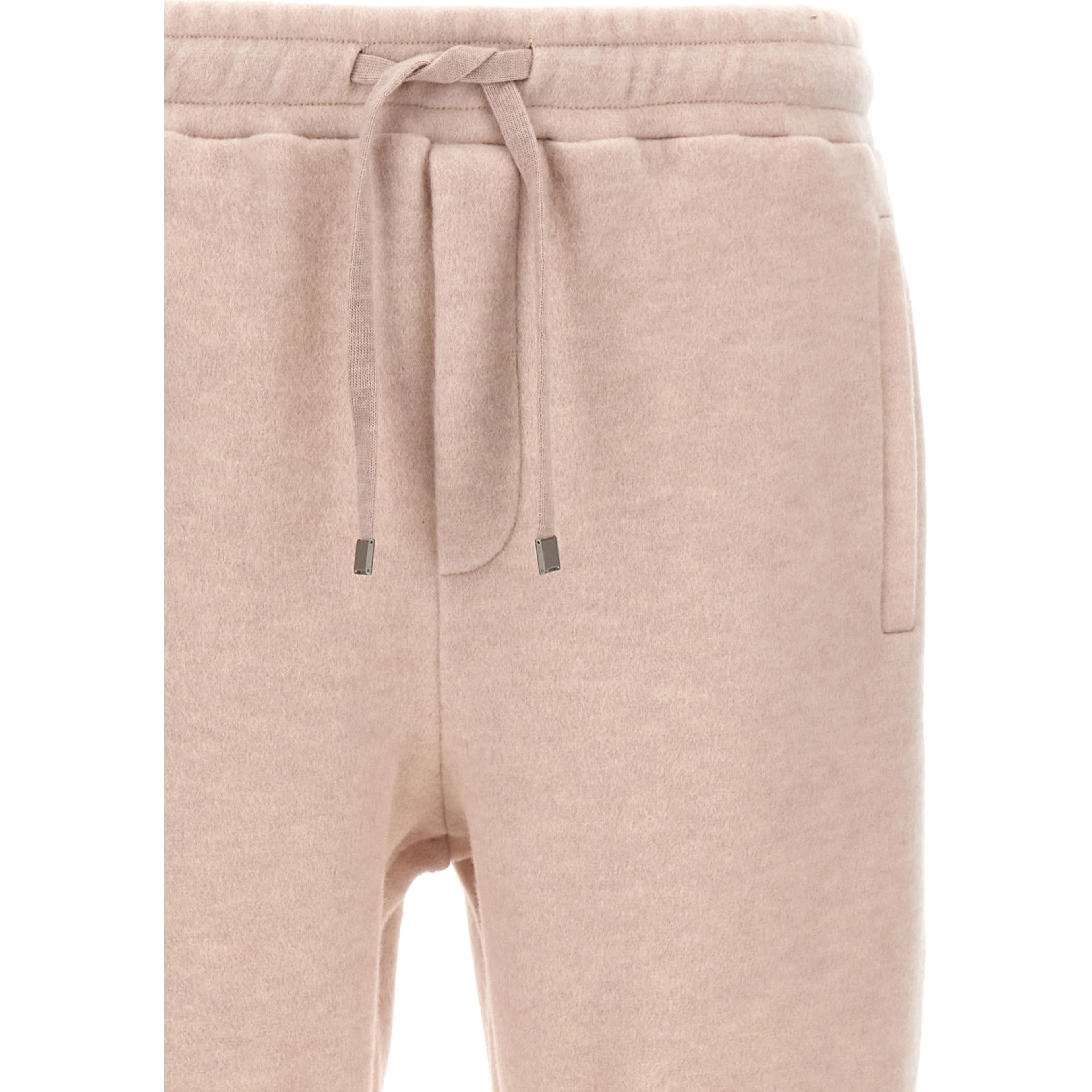 Beige Wool Joggers (Workout Pants)