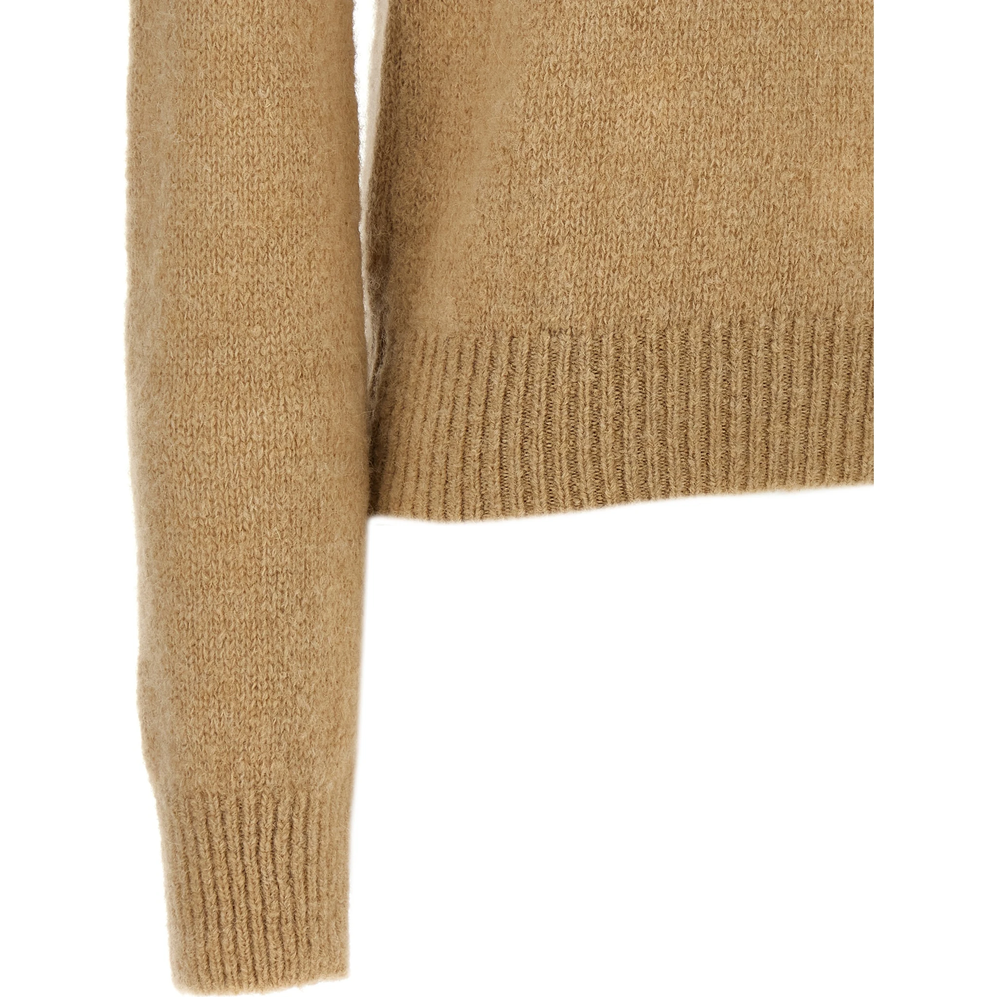 Beige Wool Cardigan
