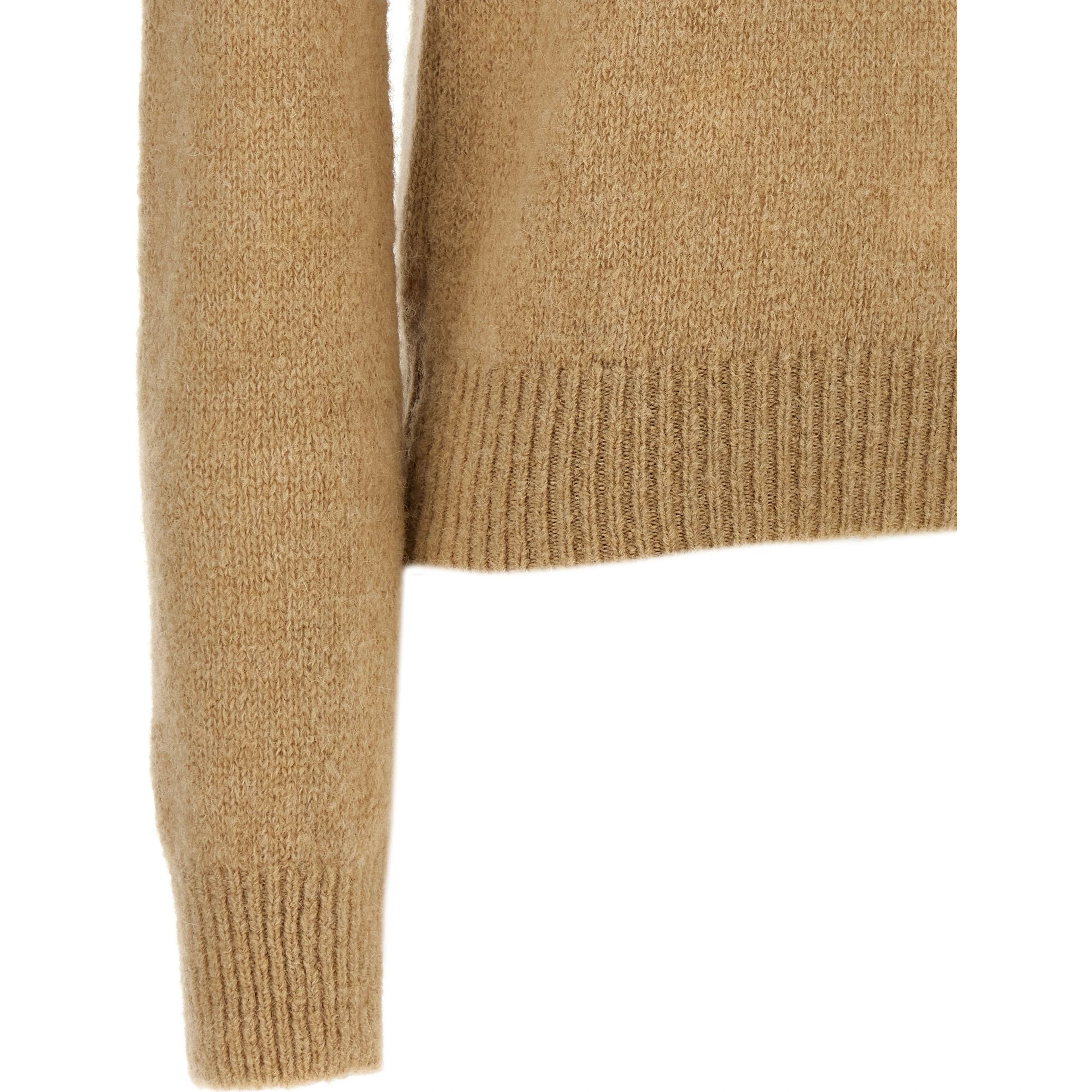 Beige Wool Cardigan