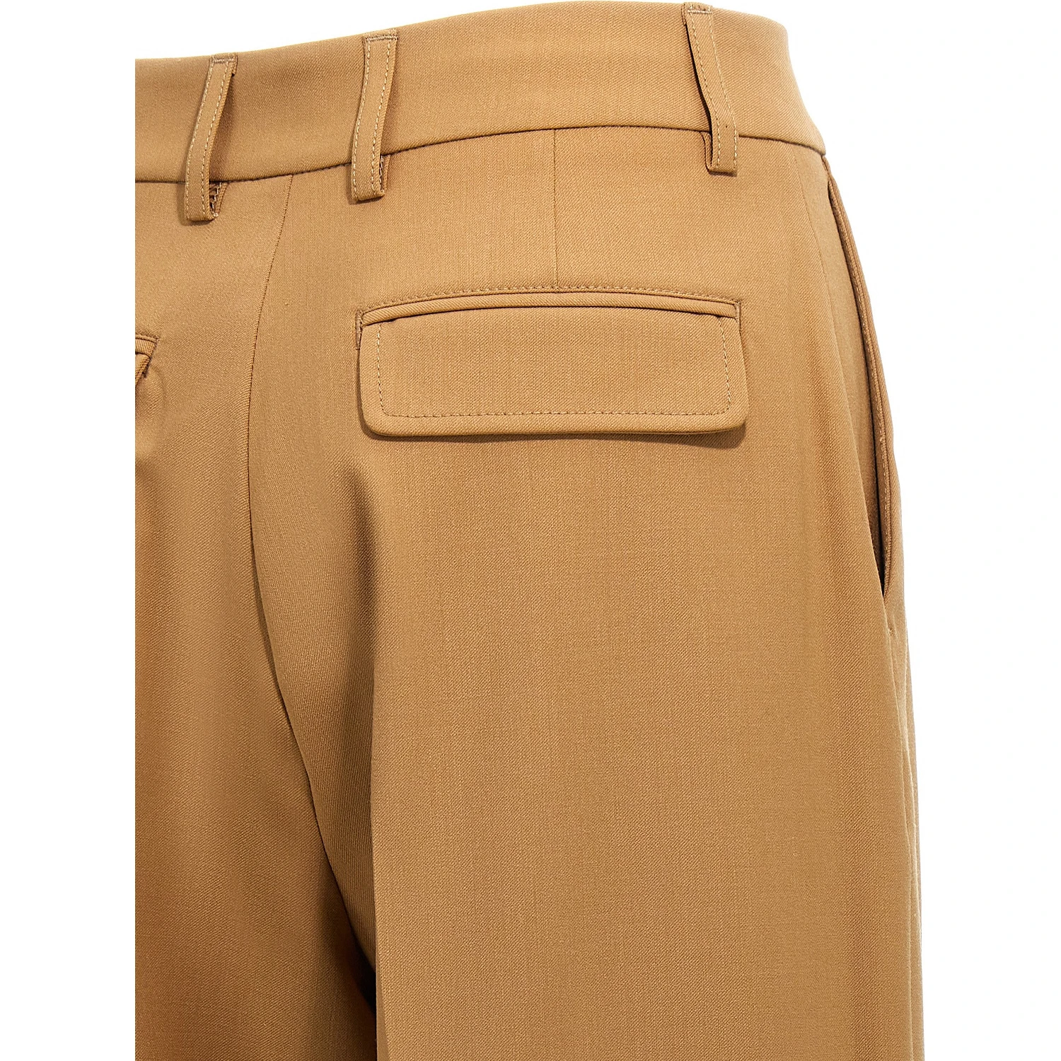 Brown Polyester Pants