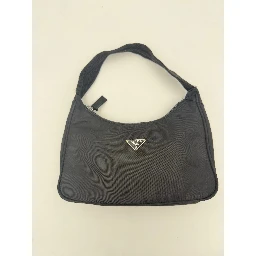 Bicolor Nylon Handbag