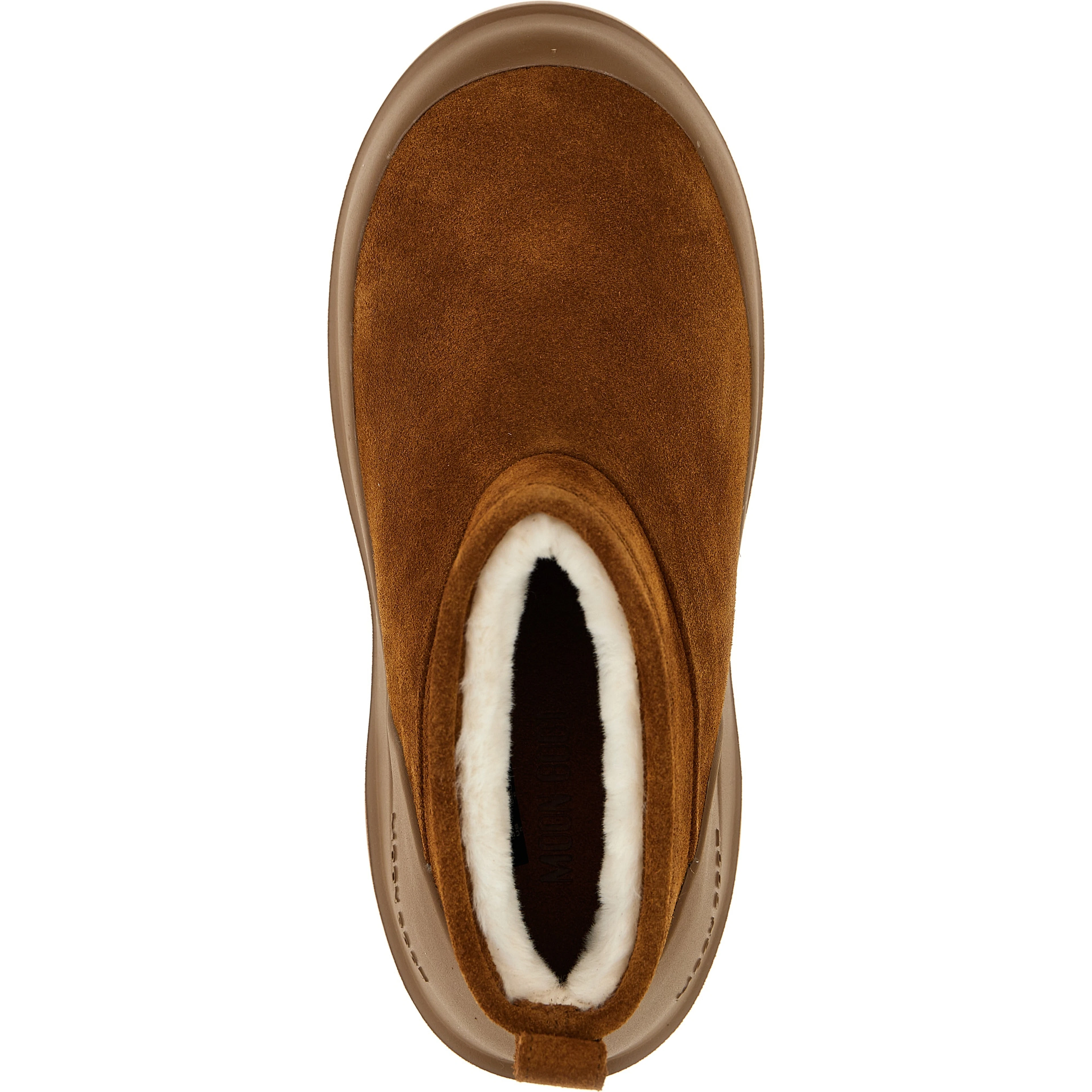 Brown Cowhide Flat Boots