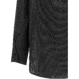 Gray Wool Blouse