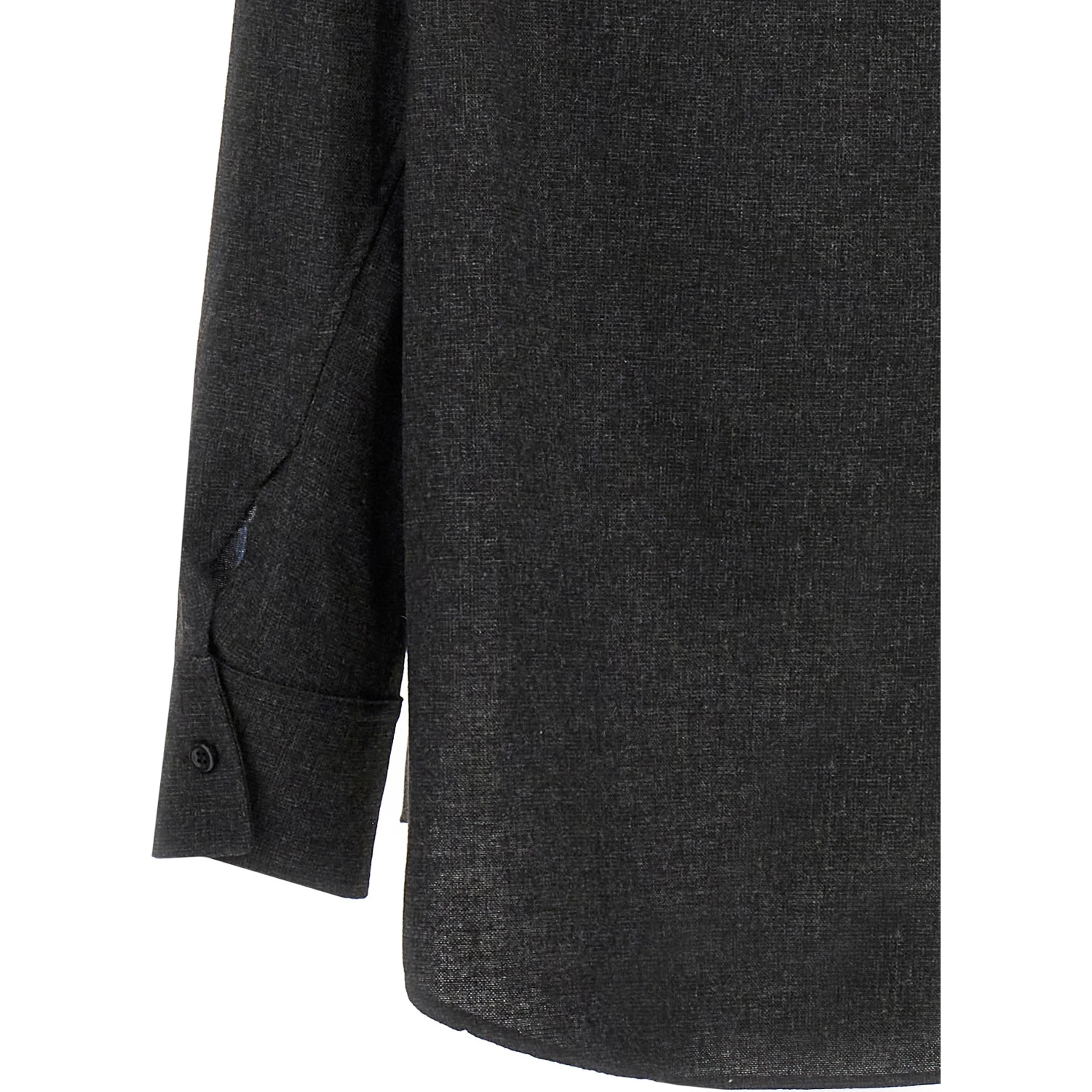 Gray Wool Blouse