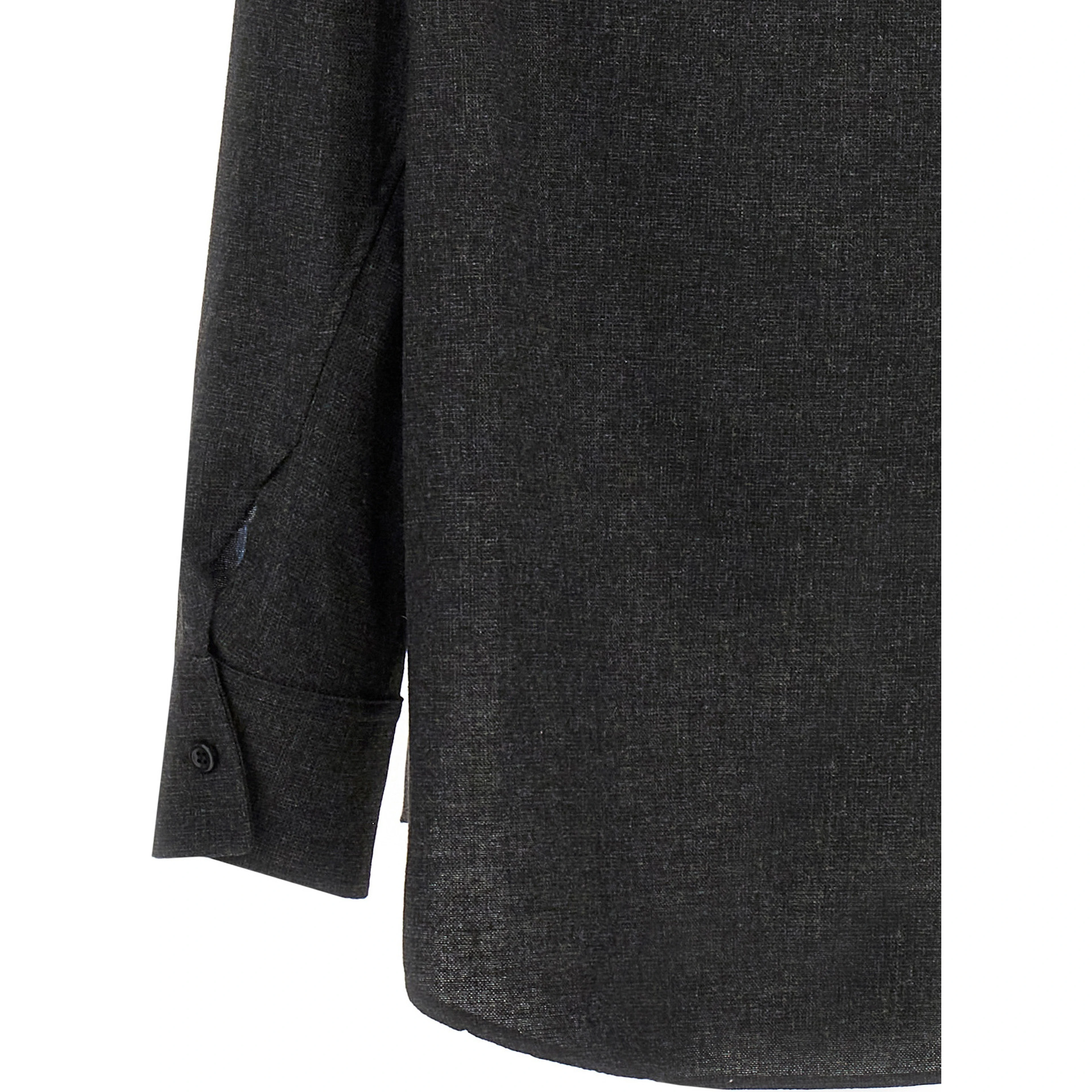 Gray Wool Blouse