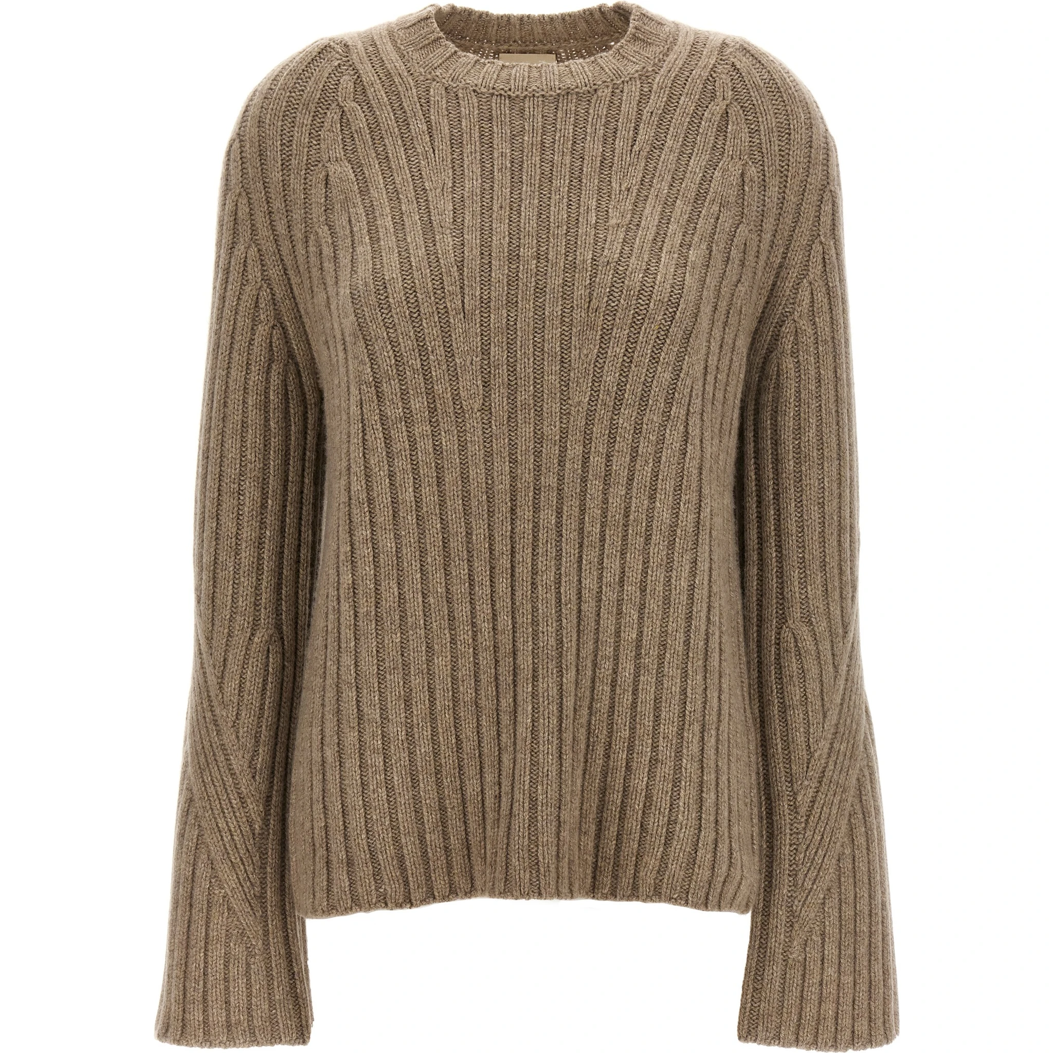 Beige Cashmere Cardigan