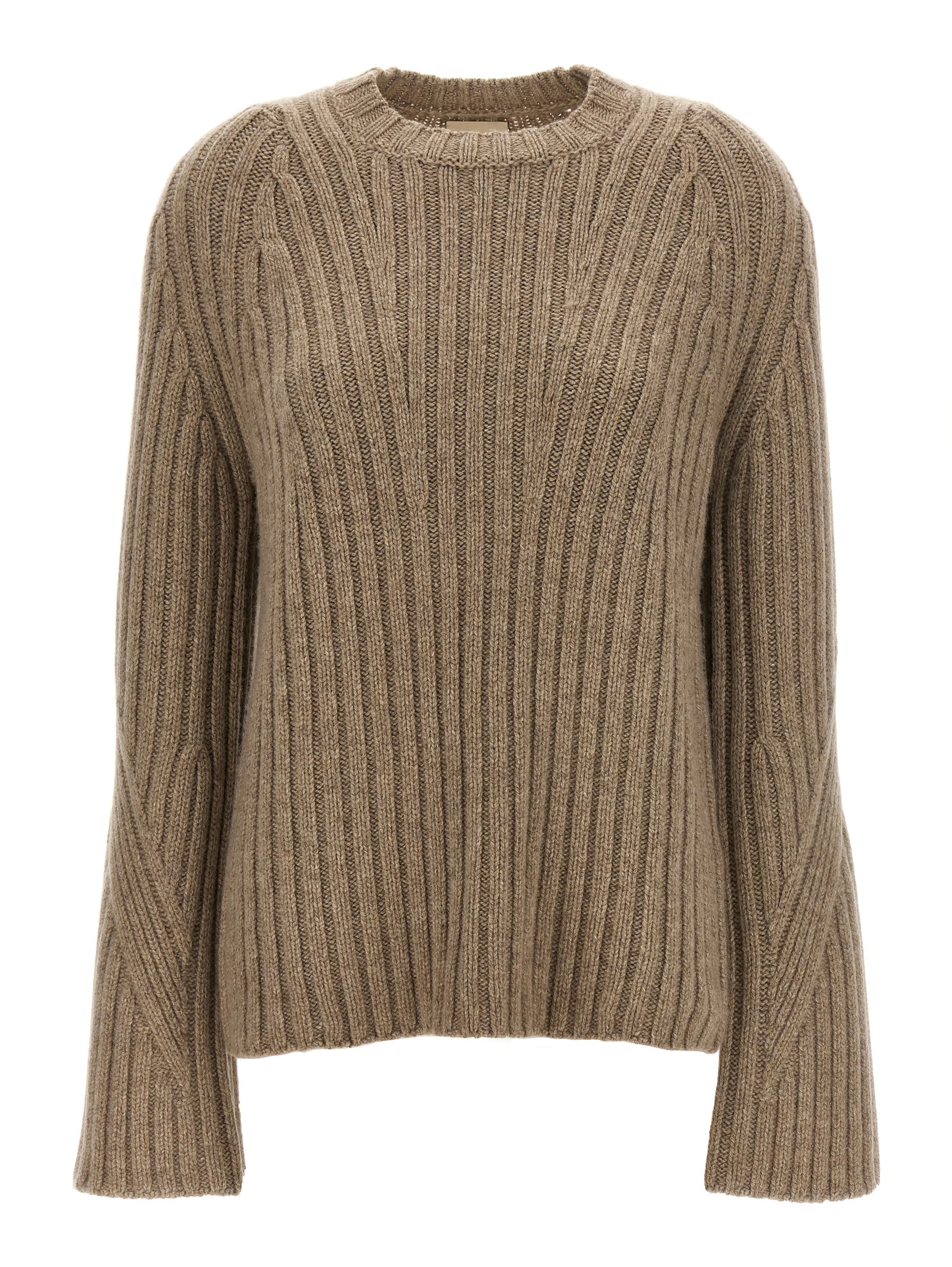 Beige Cashmere Cardigan