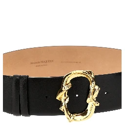 Black Cowhide Regular Belt