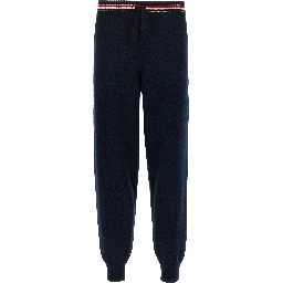 Blue Cashmere Joggers (Workout Pants)
