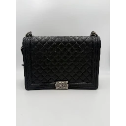 Bicolor Leather Handbag