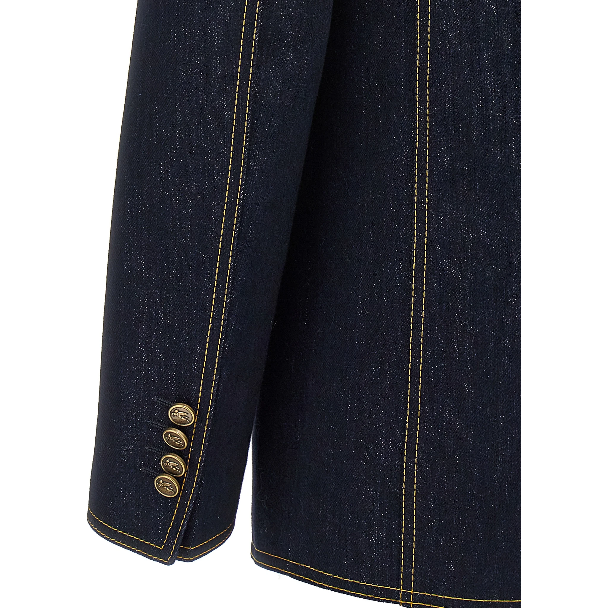 Blue Cotton Blazer