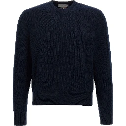 Blue Virgin Wool Cardigan