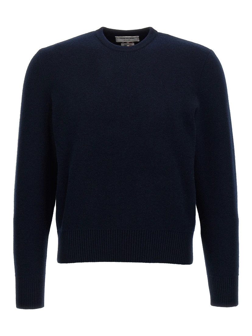Blue Virgin Wool Cardigan