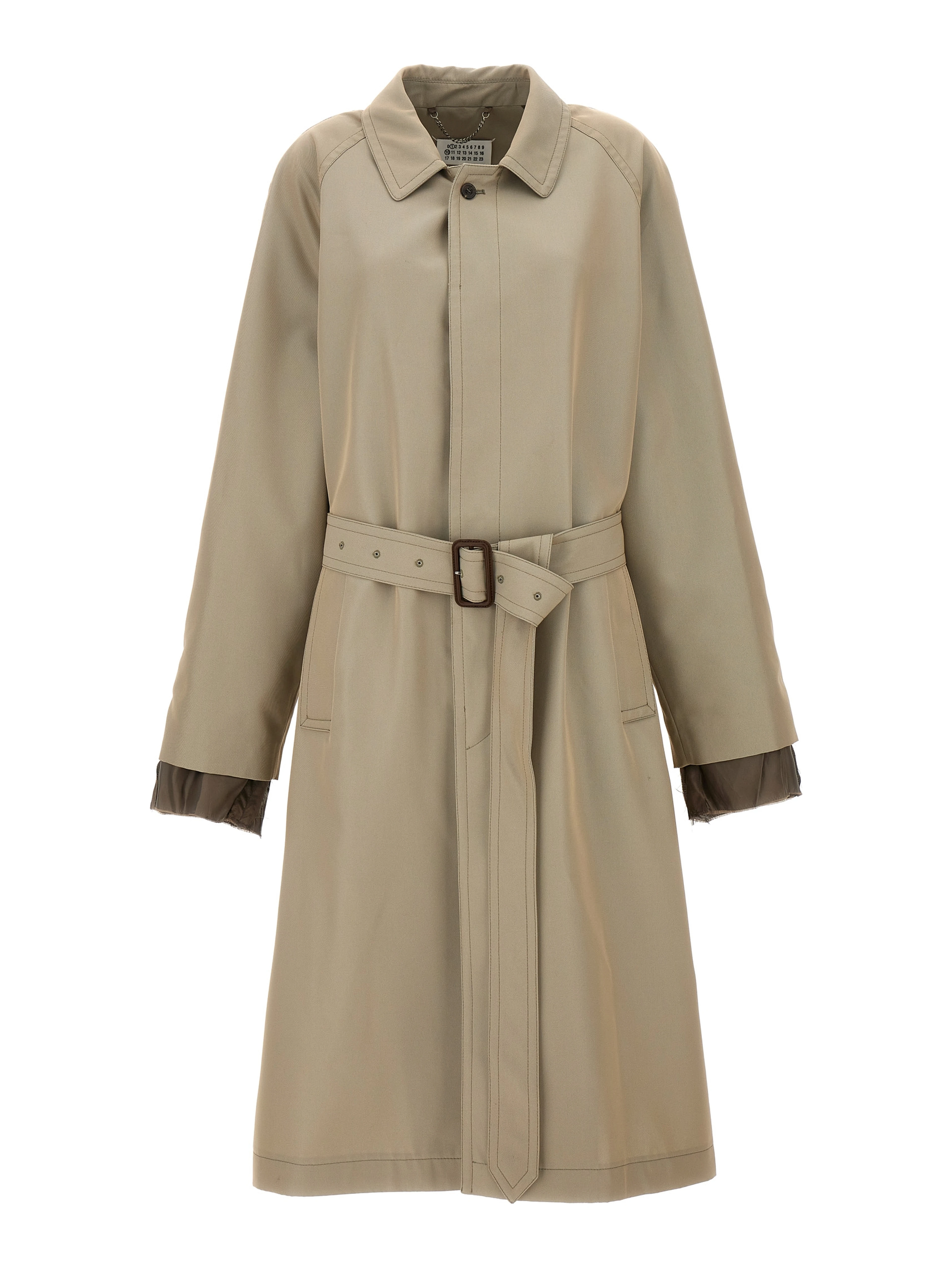 Beige Cotton Coat