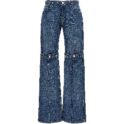 Blue Cotton Jeans Denim