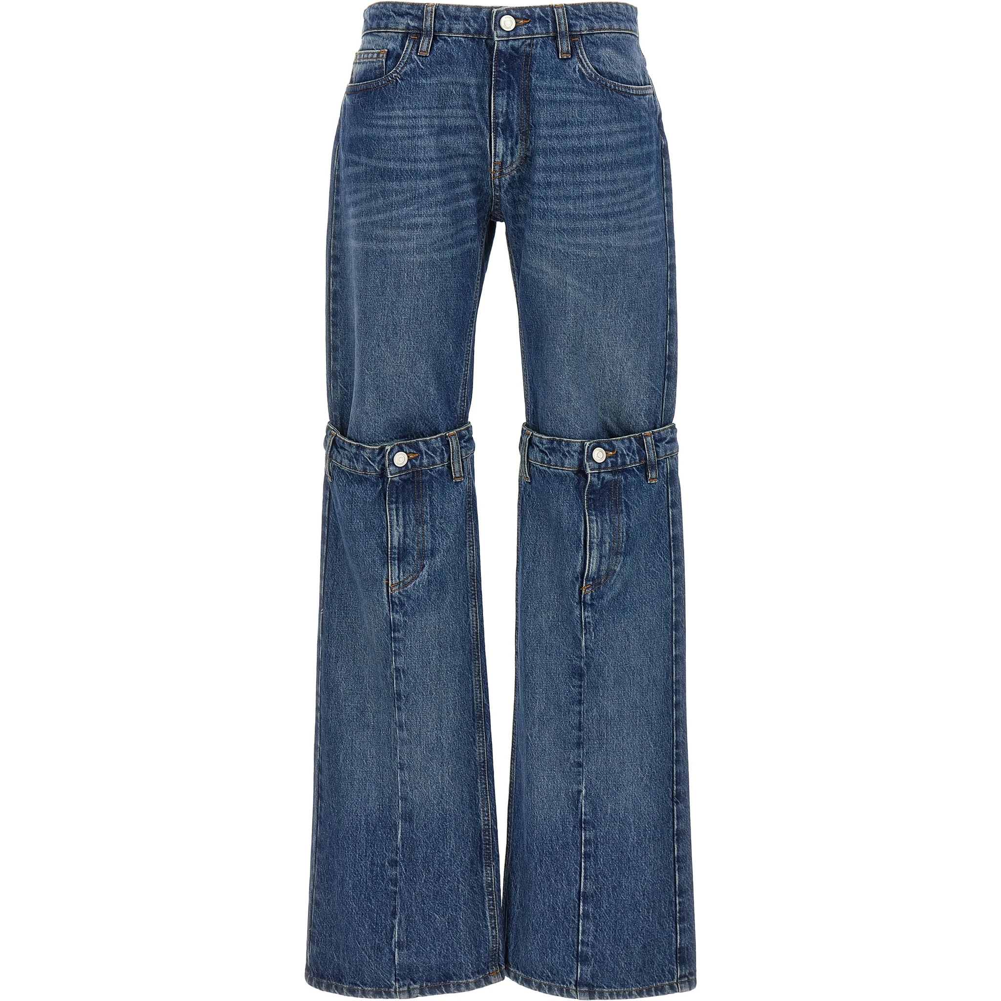 Blue Cotton Jeans Denim