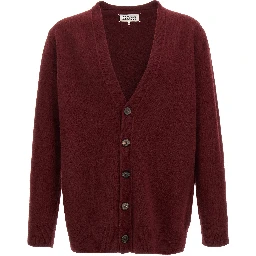 Bordeaux Wool Cardigan