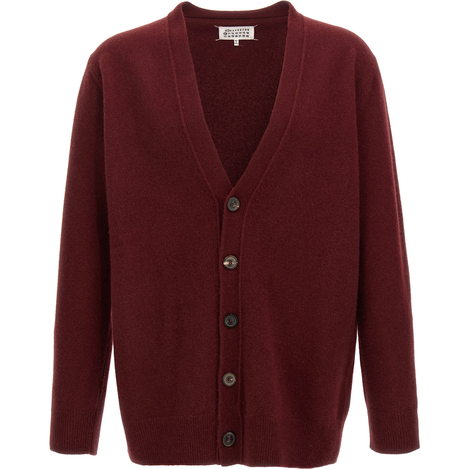 Bordeaux Wool Cardigan