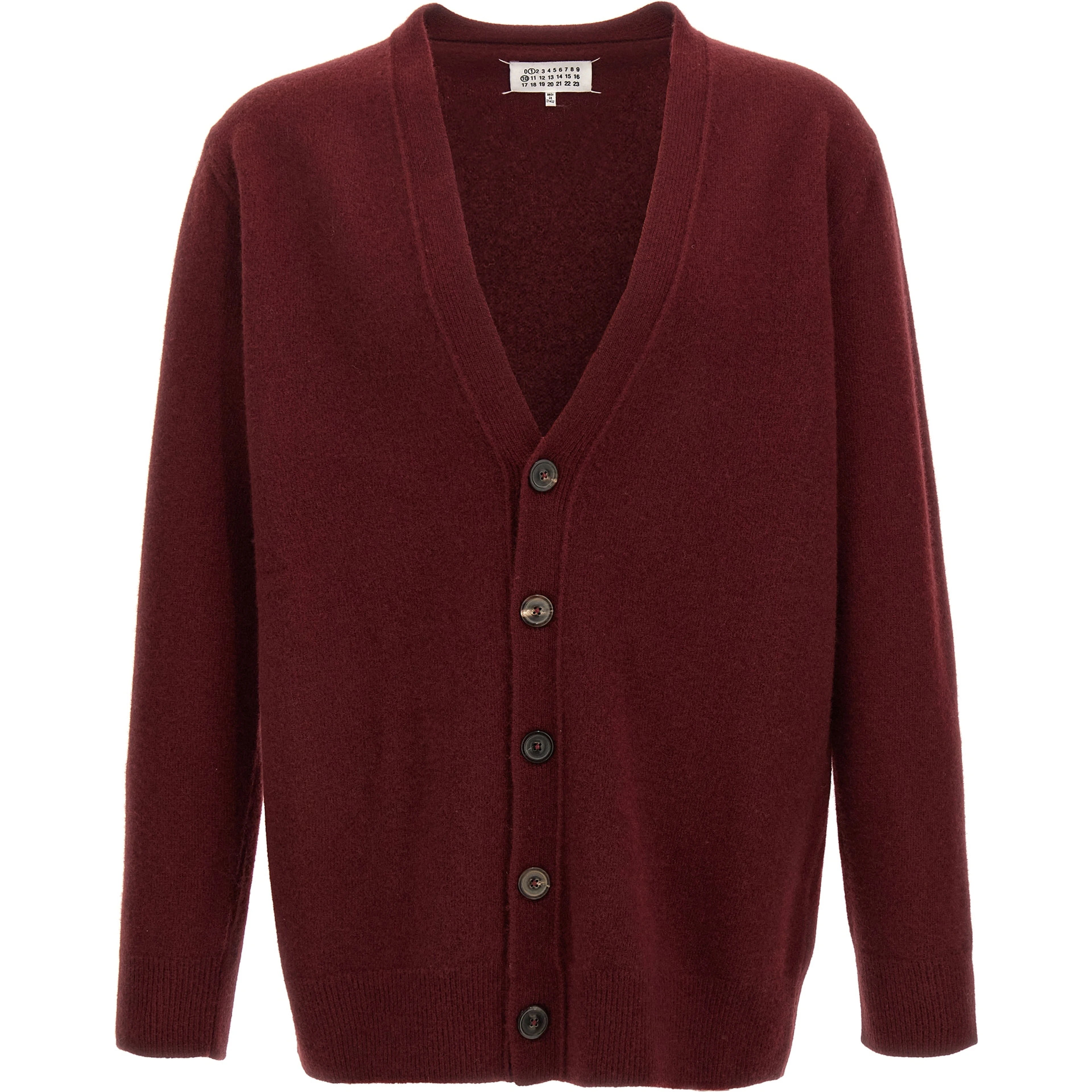 Bordeaux Wool Cardigan
