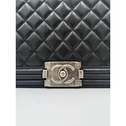 Bicolor Leather Handbag